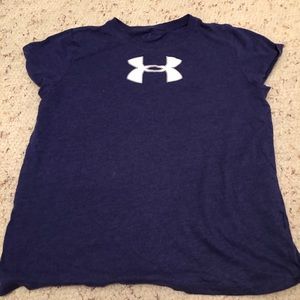 Purple Under Armour t-shirt